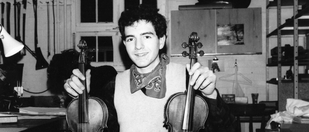 charles as a young violin maker