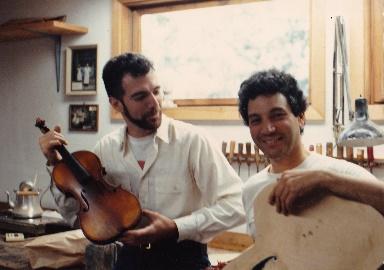 1986 Visiting the workshop of the legendary James D’Acquisto